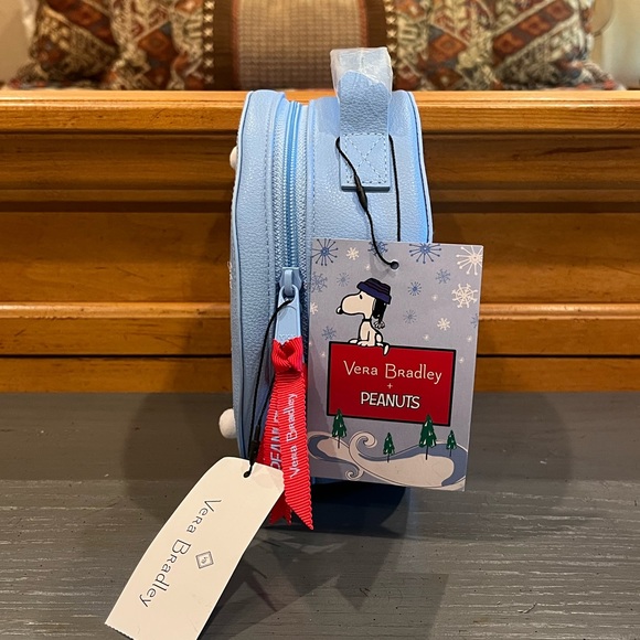 NWT Vera Bradley Peanuts Collection Whimsy Cosmetic Bag in Ski Slope Snoopy - Picture 9 of 14